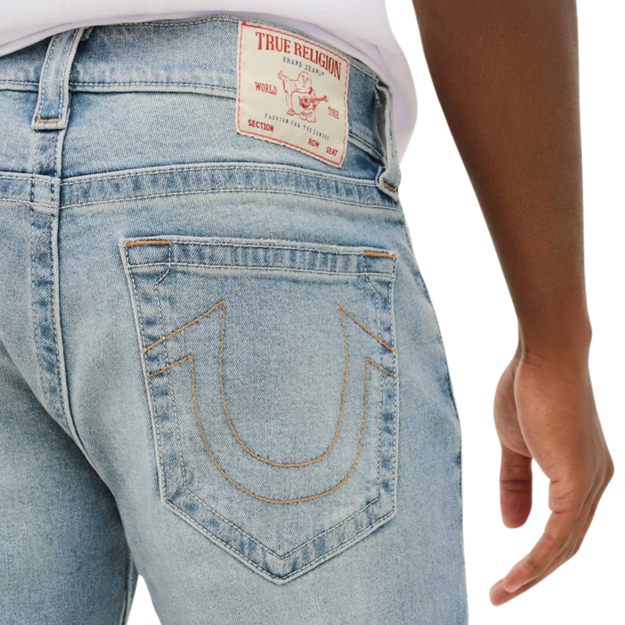 Mens True Religion Brilliant Medium Wash Rocco SN Jeans - Image 5
