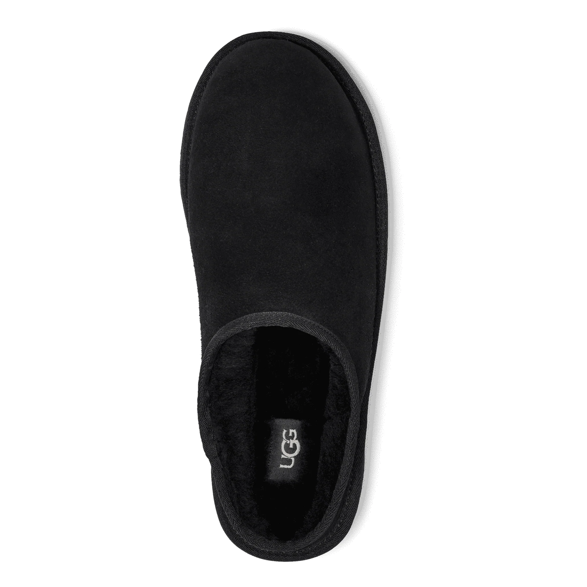 Mens UGG Black Classic Slip-On Slippers - Image 5