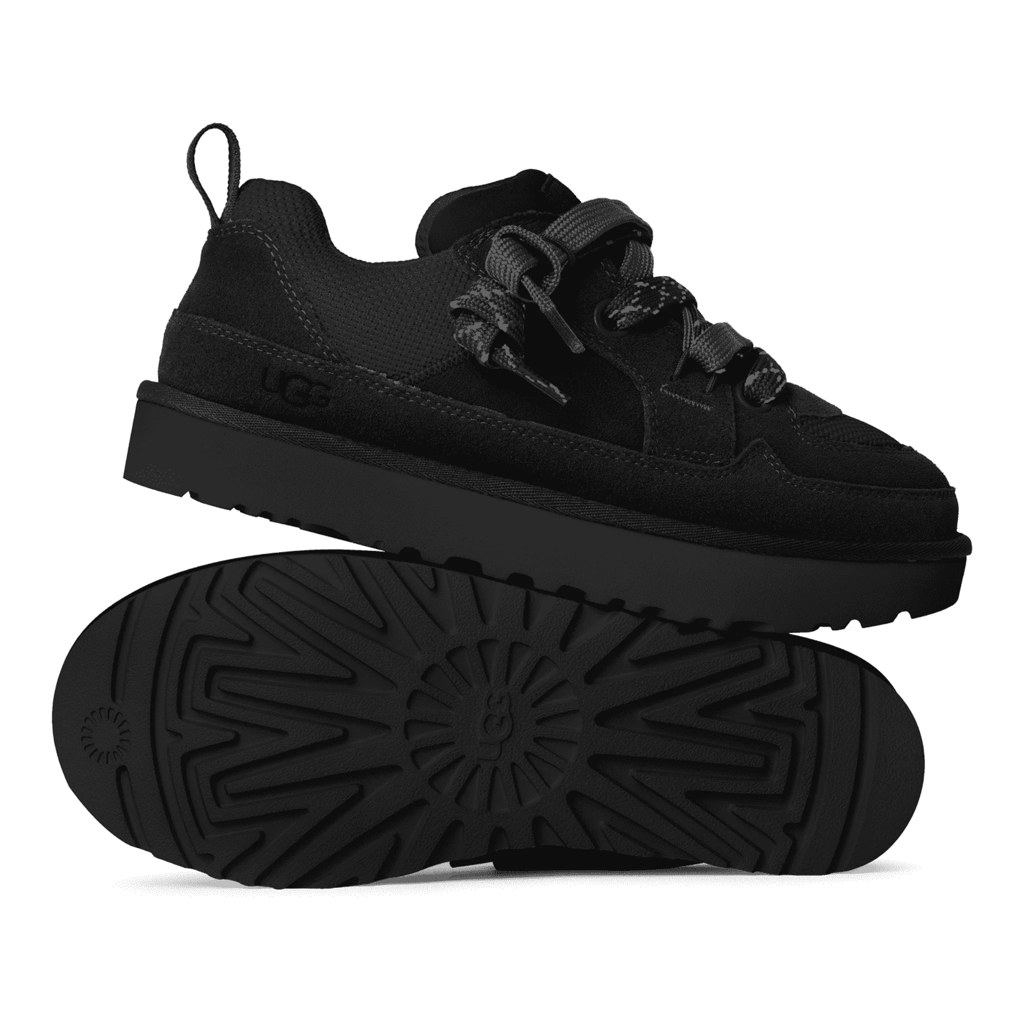 Mens UGG Black Lo Lowmel - Image 3