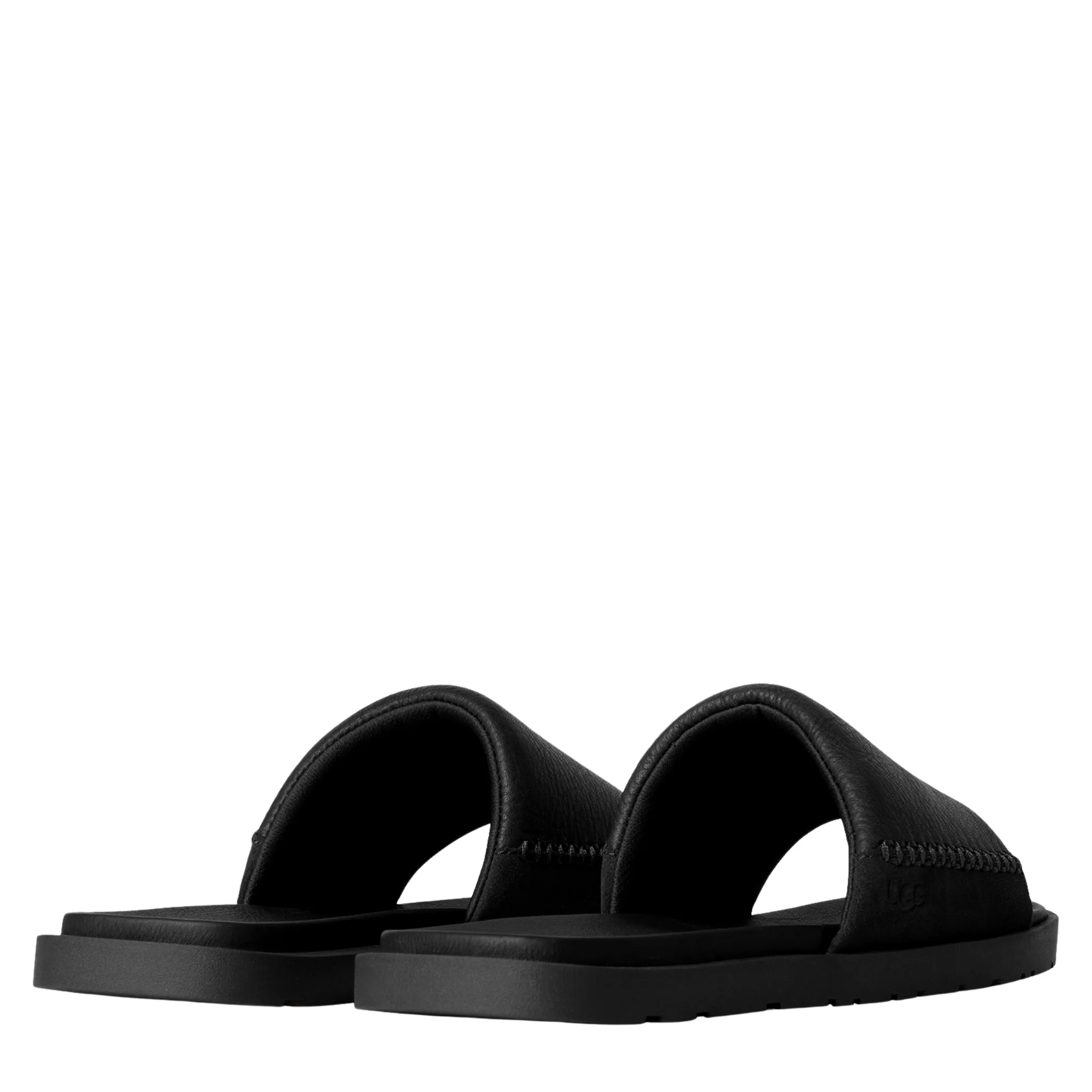 Mens UGG Black Seaside II Slides - Image 2