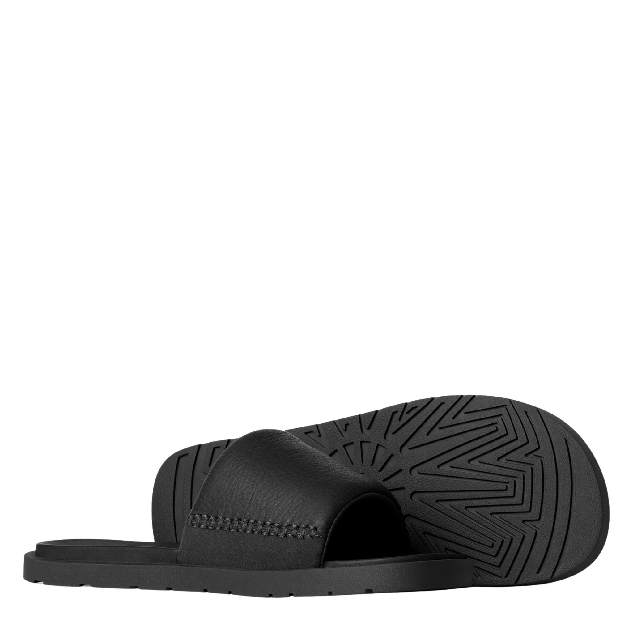 Mens UGG Black Seaside II Slides - Image 3