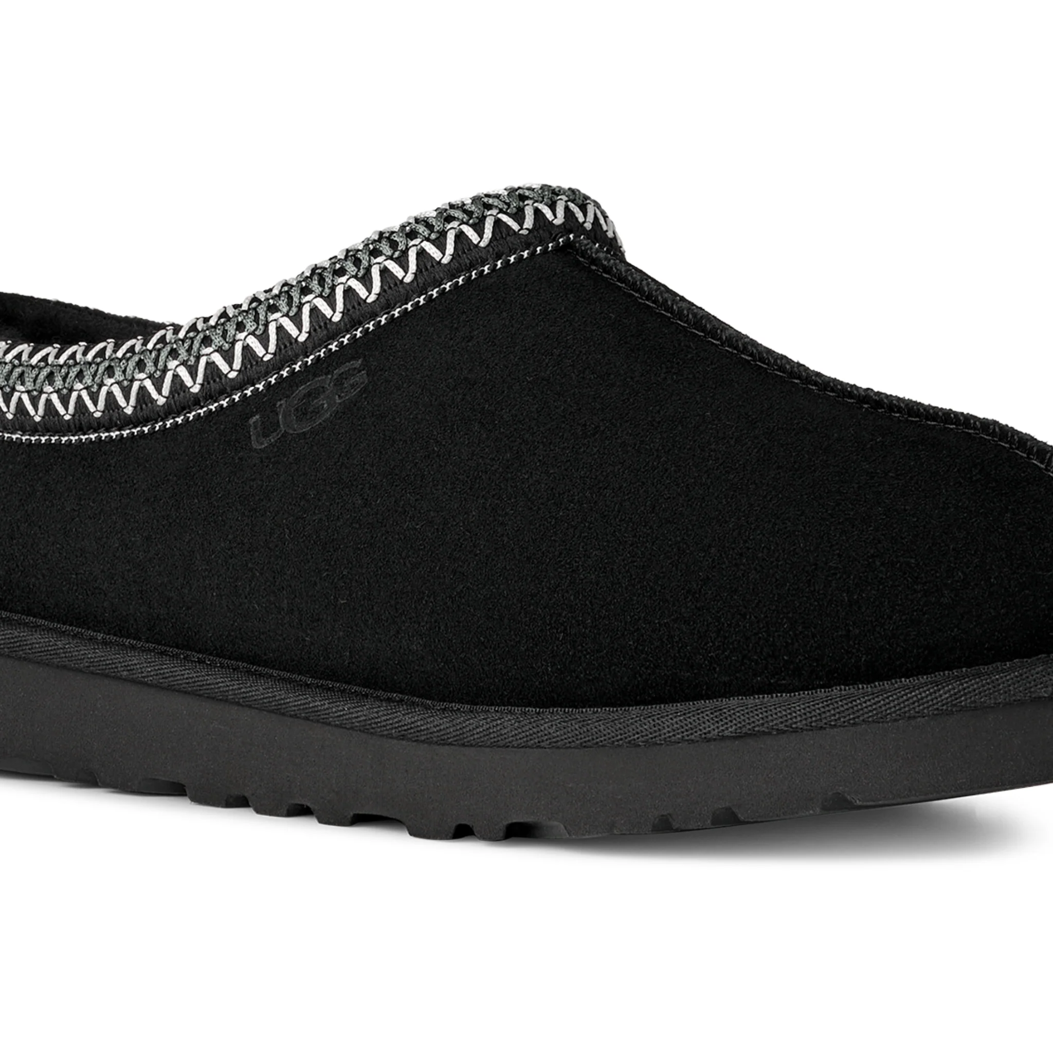 Mens UGG Black Tasman II Slippers - Image 2