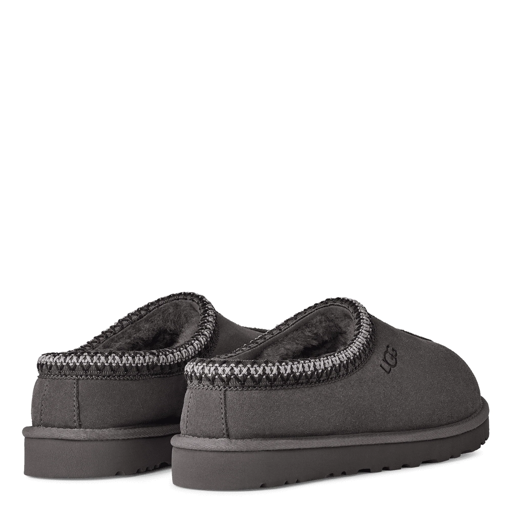 Mens UGG Dark Grey Tasman II Slippers - Image 4