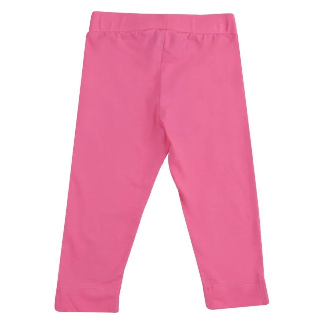Girls Moschino Dark Pink Toy Balloon Leggings - Image 3
