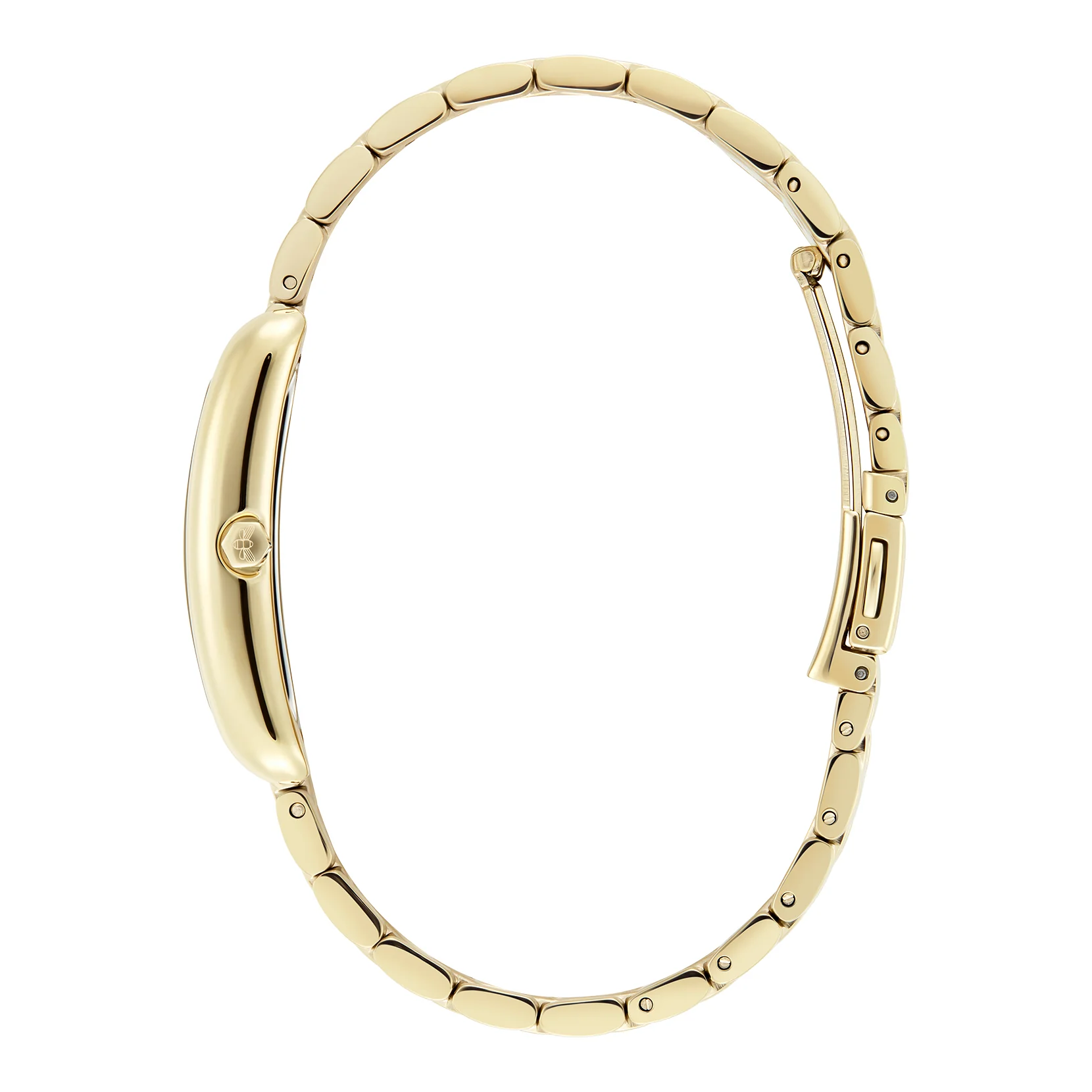 Womens Olivia Burton Gold/Forest Green Grove Tank Bracelet Watch - Image 3