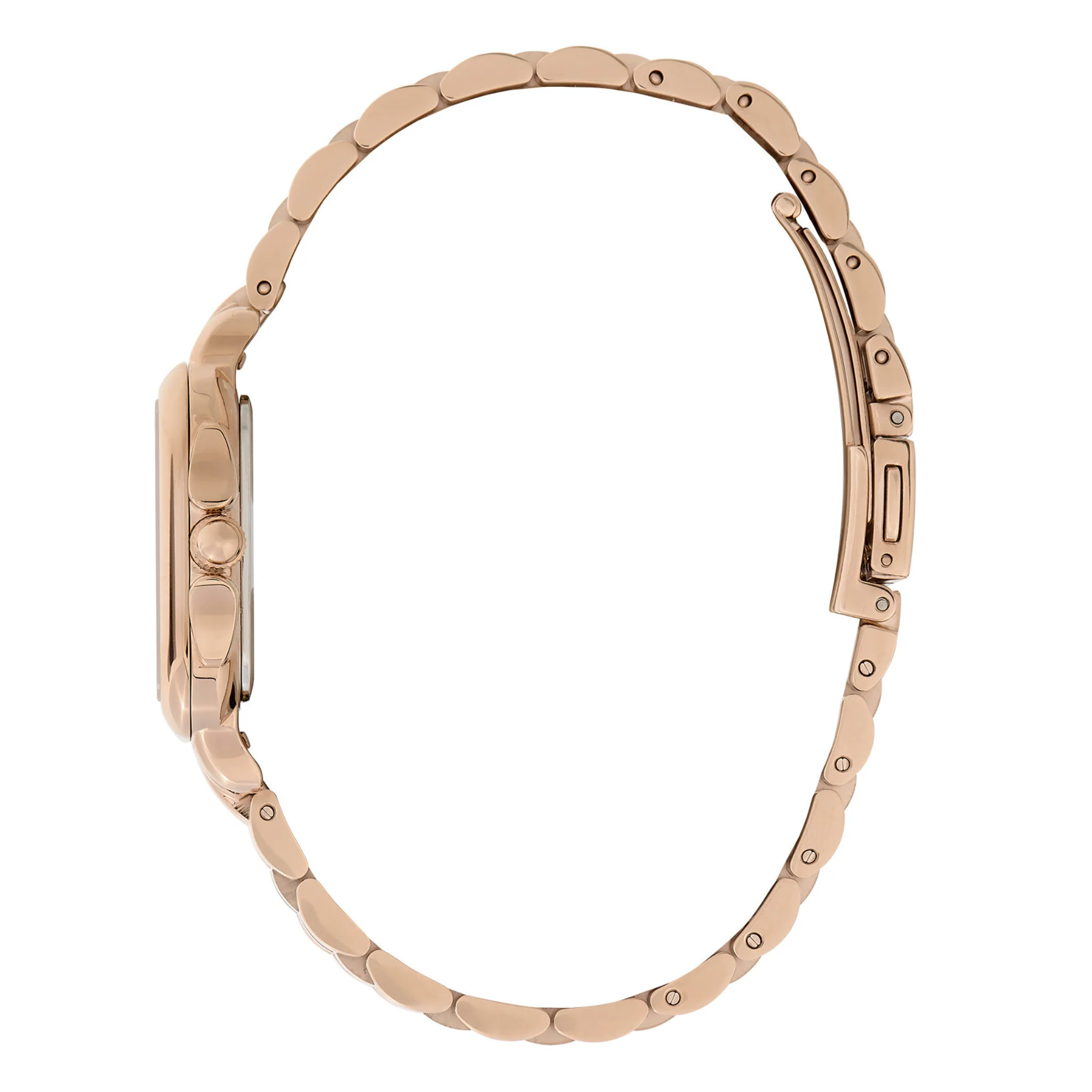 Womens Olivia Burton Pale Rose Gold Grosvenor Bracelet Watch - Image 5