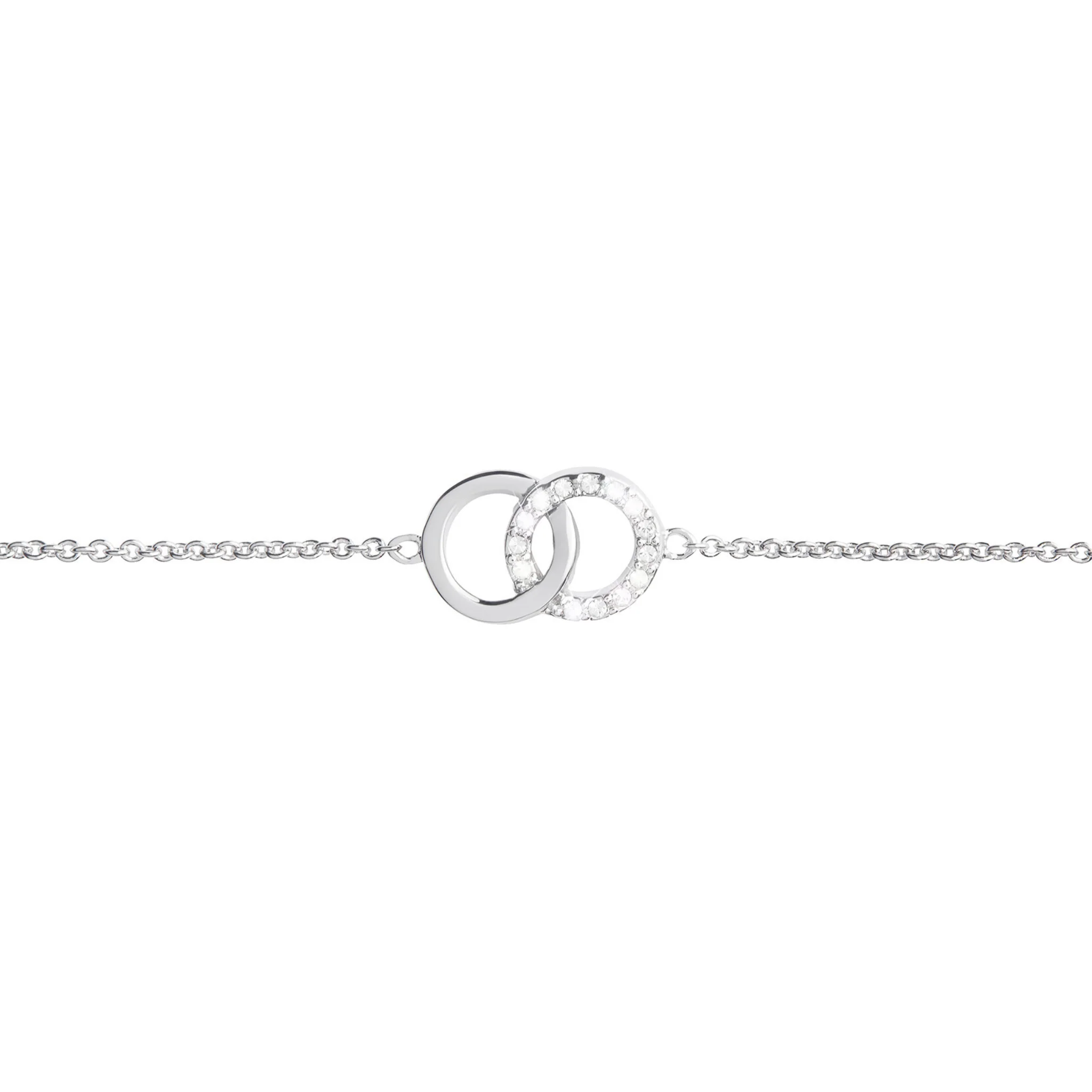 Womens Olivia Burton Silver Bejewelled Classic Bracelet - Image 3