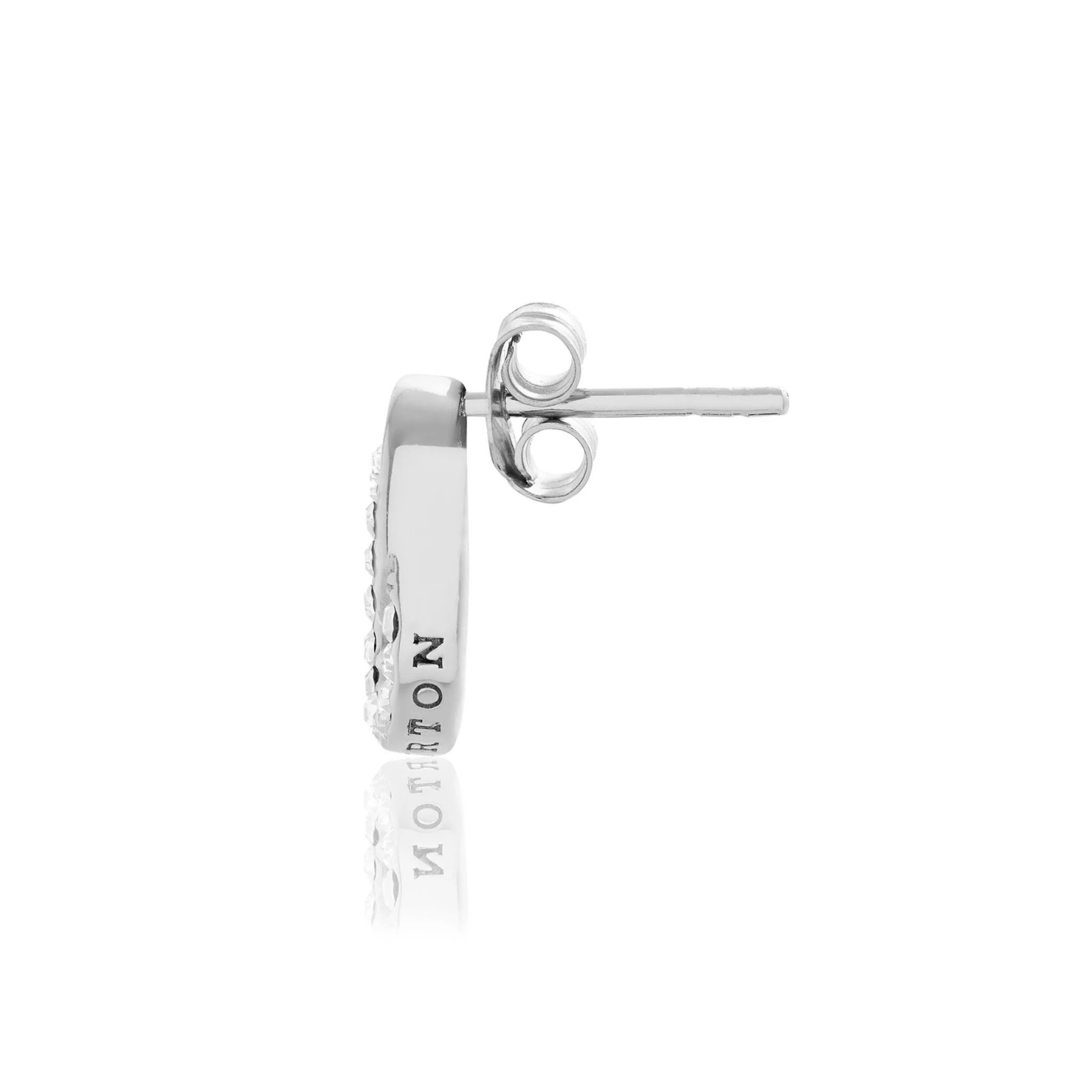 Womens Olivia Burton Silver Bejewelled Classic Earrings - Image 3