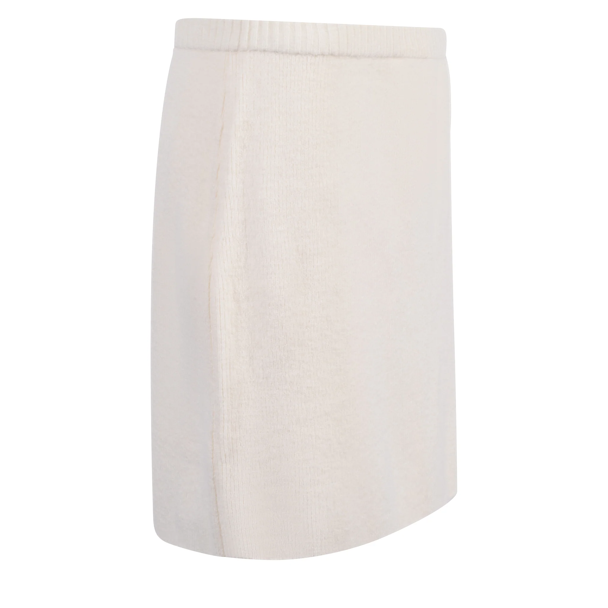 Womens Pretty Lavish Etta  Cream Knit Co-Ord Mini Skirt - Image 2