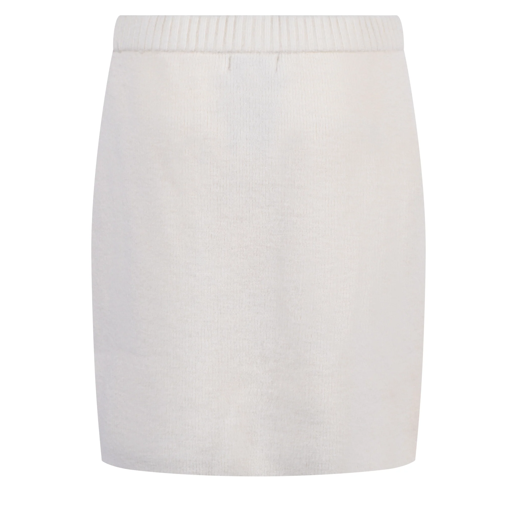 Womens Pretty Lavish Etta  Cream Knit Co-Ord Mini Skirt - Image 3