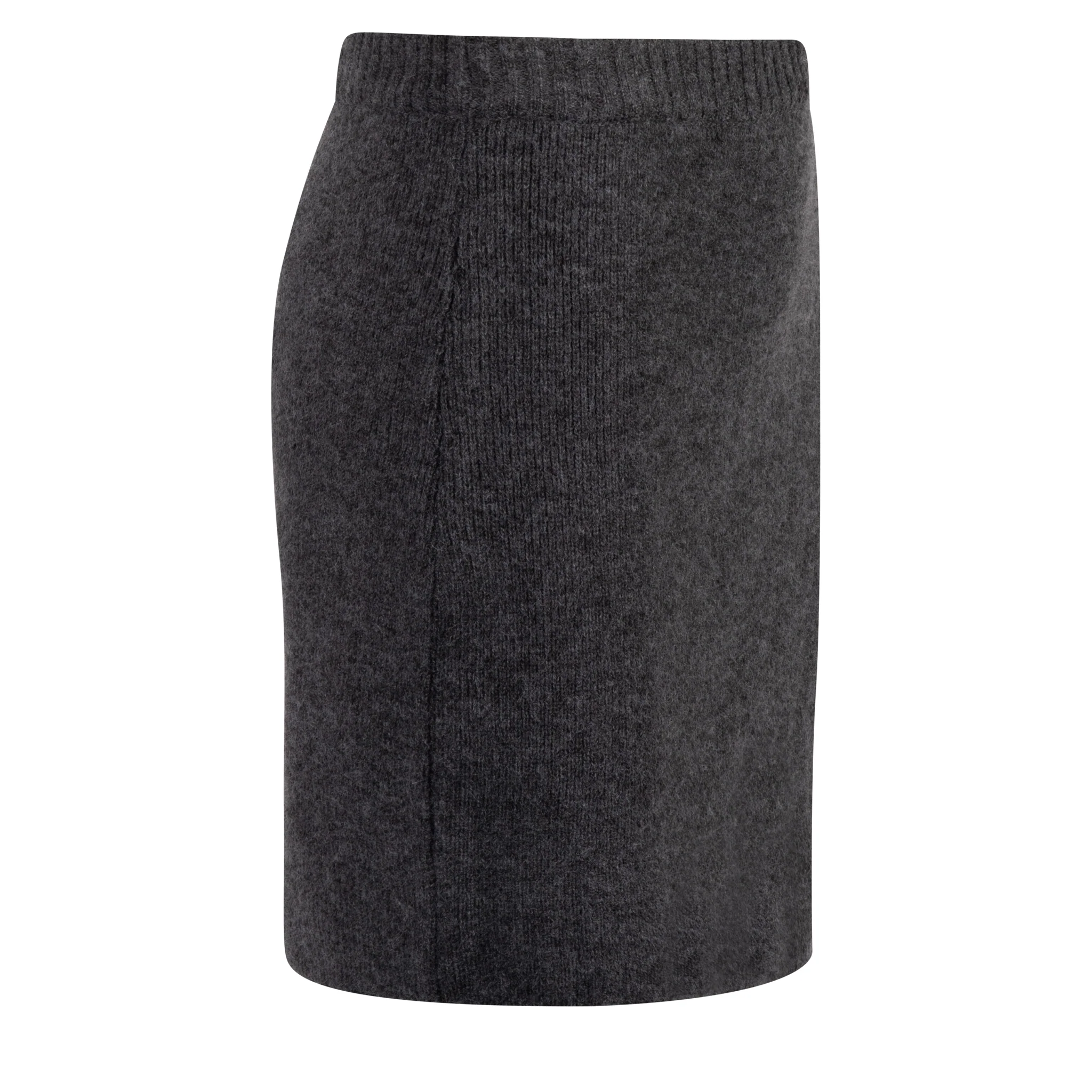 Womens Pretty Lavish Charcoal Etta Knit Co-ord Mini Skirt - Image 5