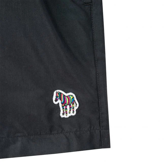 Mens Paul Smith Black Zebra Swim Shorts - Image 3