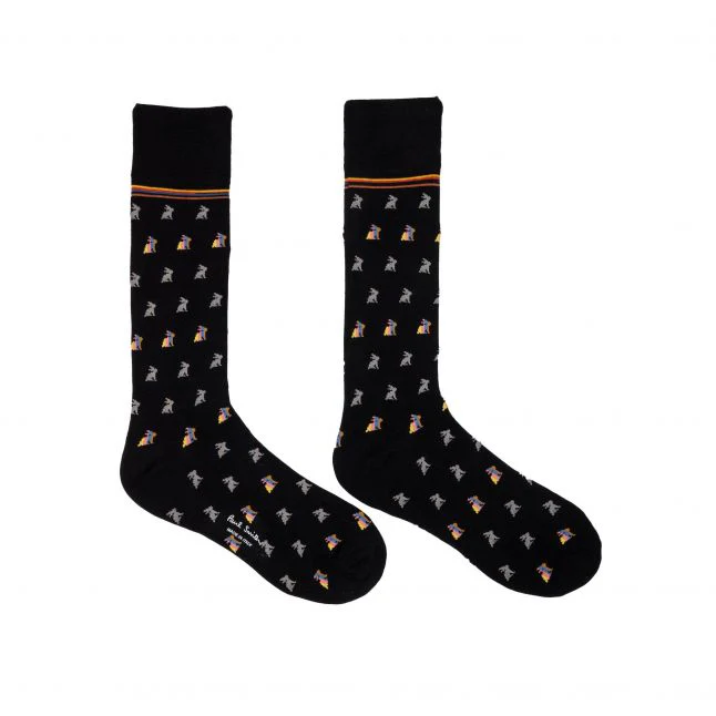 Mens Paul Smith Mixed Cole Rabbit 2PK Socks - Image 4
