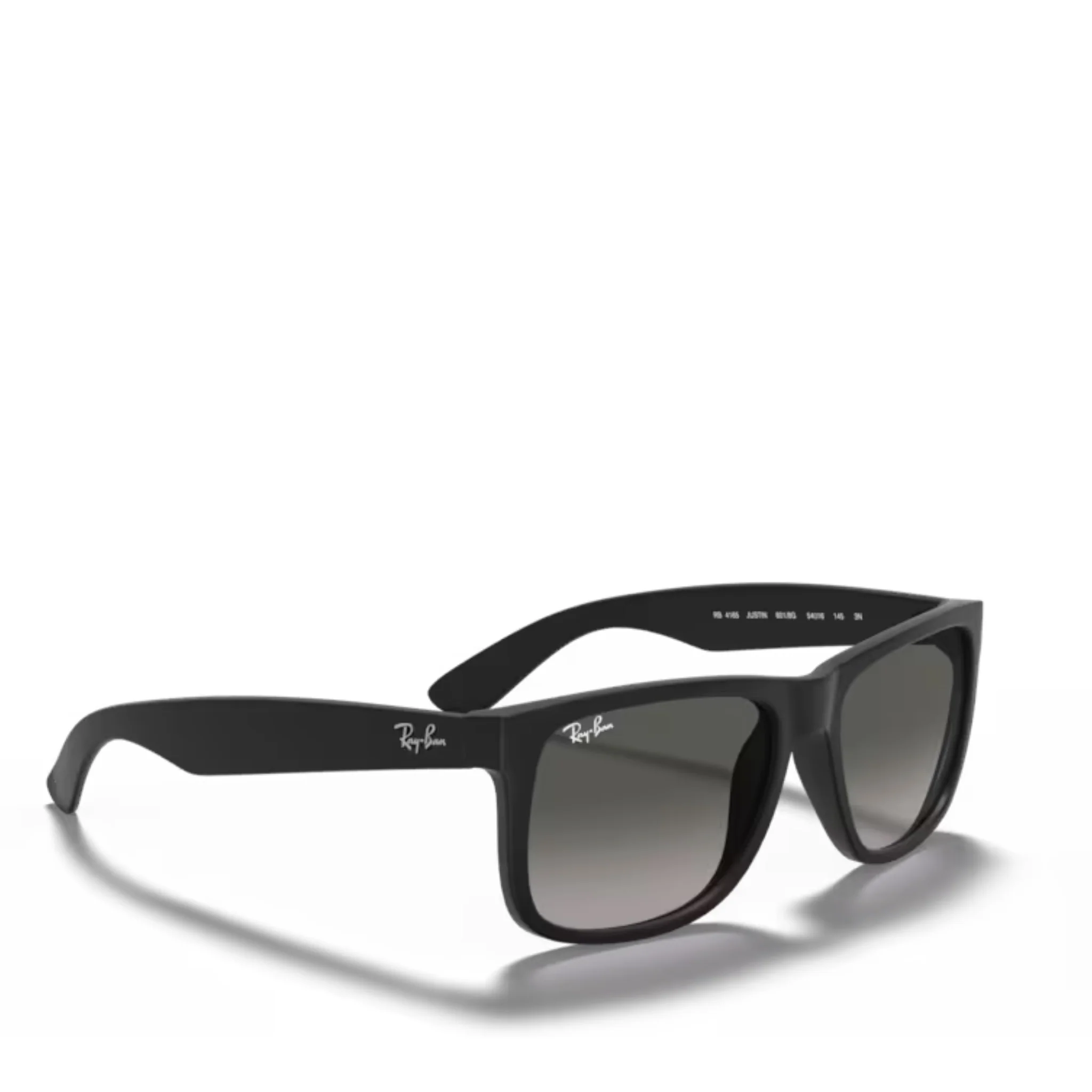Mens 601/8G Black RB4165 Justin Rubber Sunglasses - Image 3