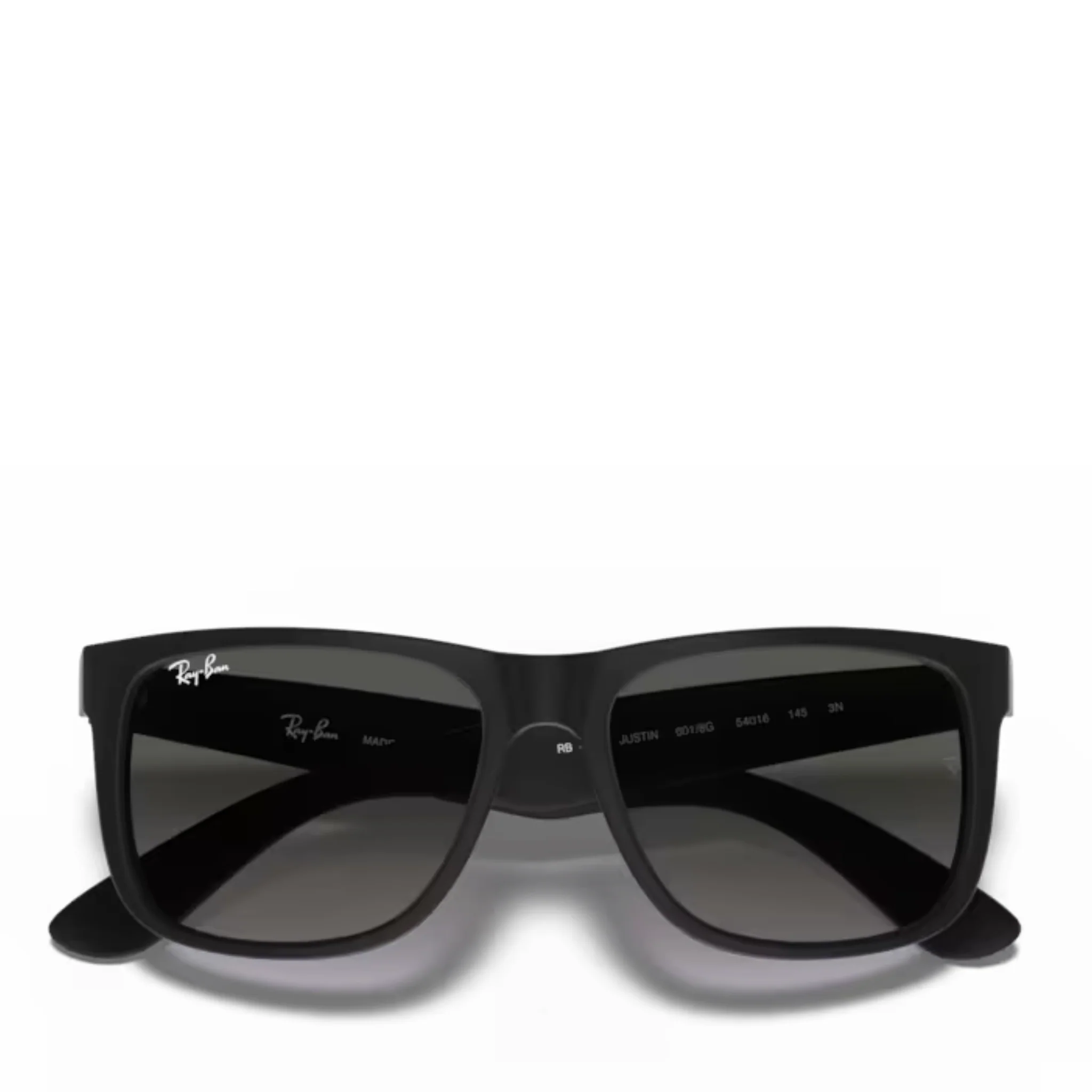 Mens 601/8G Black RB4165 Justin Rubber Sunglasses - Image 6
