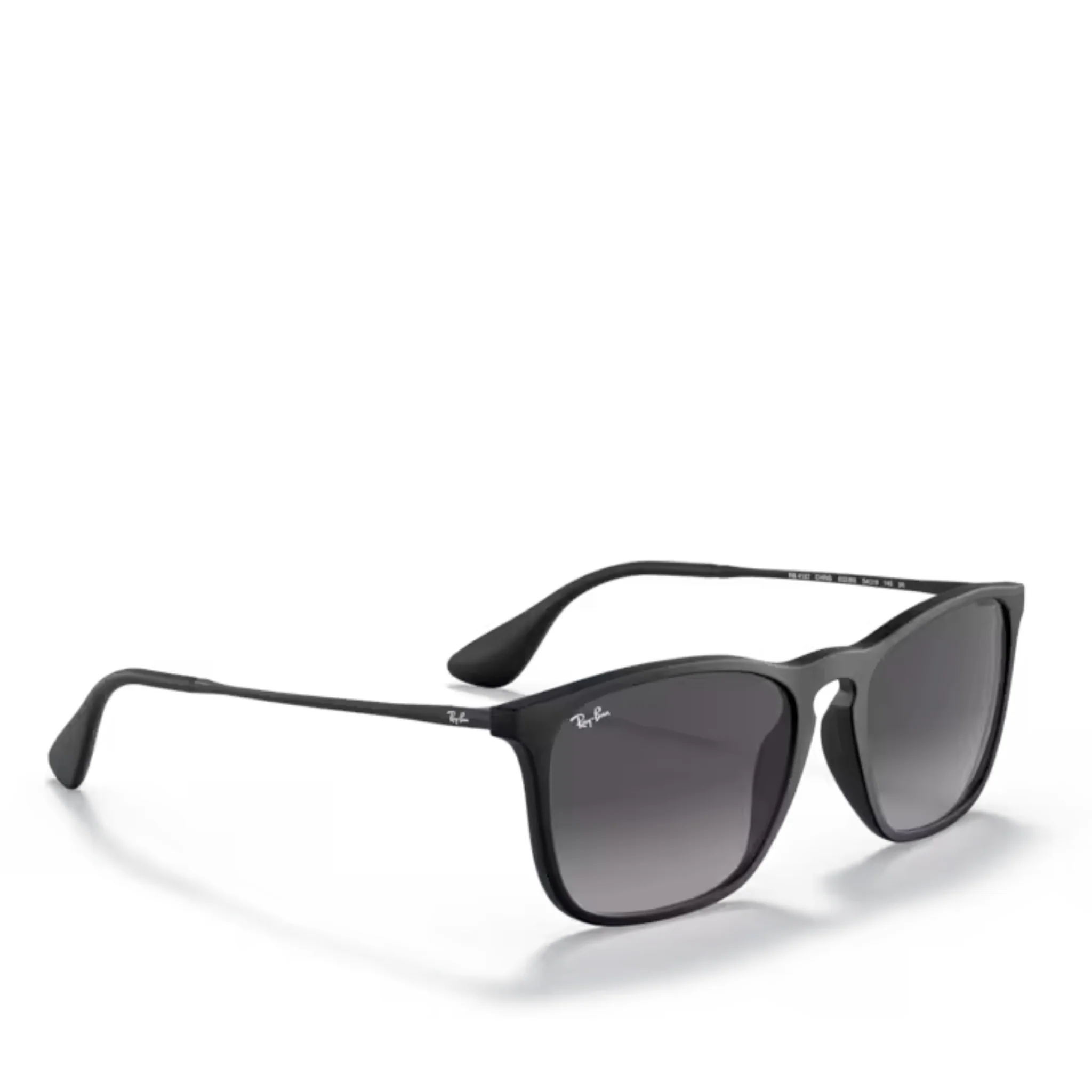 Mens 622/8G Black/Dark Grey Rubber RB4187 Chris Sunglasses - Image 3