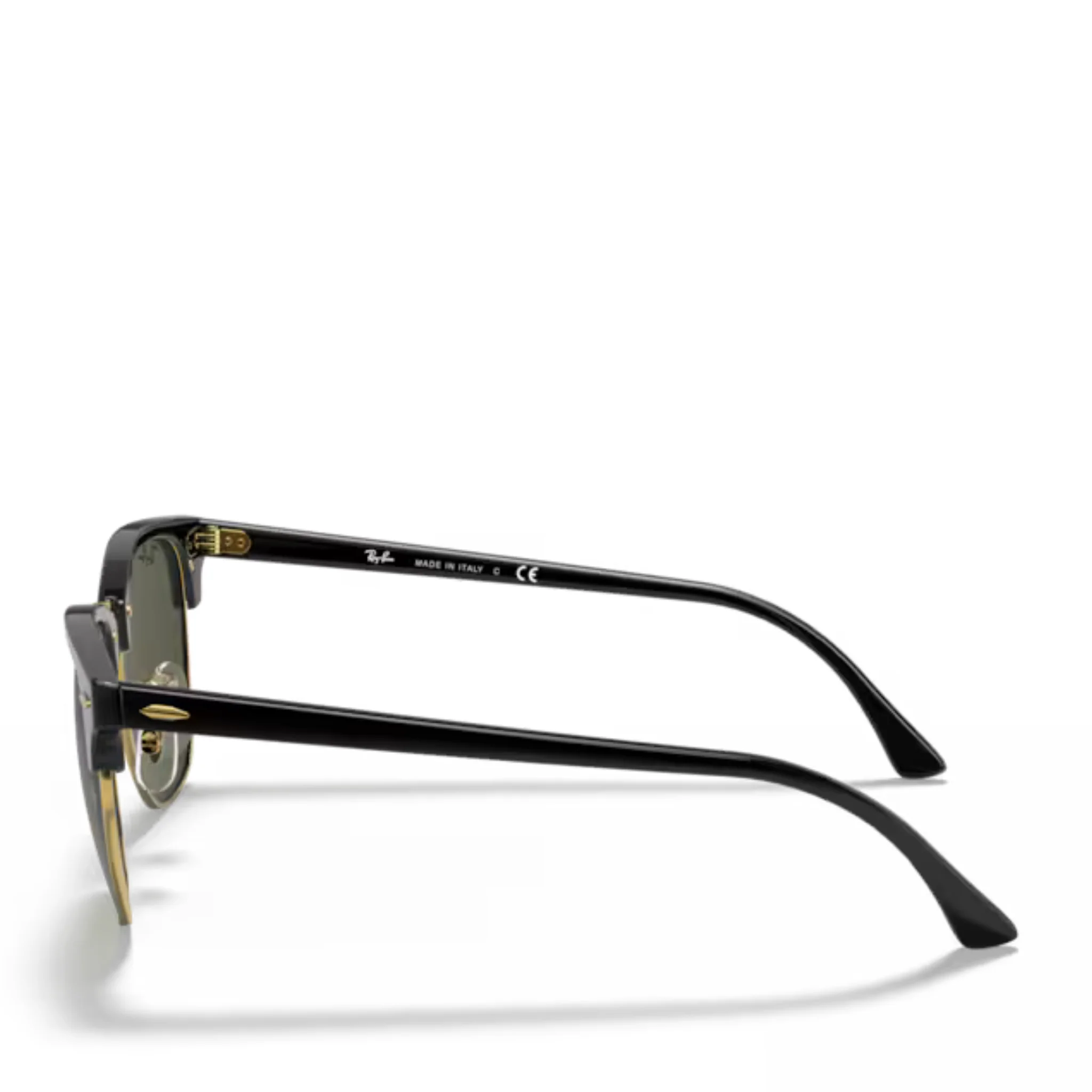 Unisex W0365 Ebony/Arista/Green RB3016 Clubmaster Sunglasses - Image 4