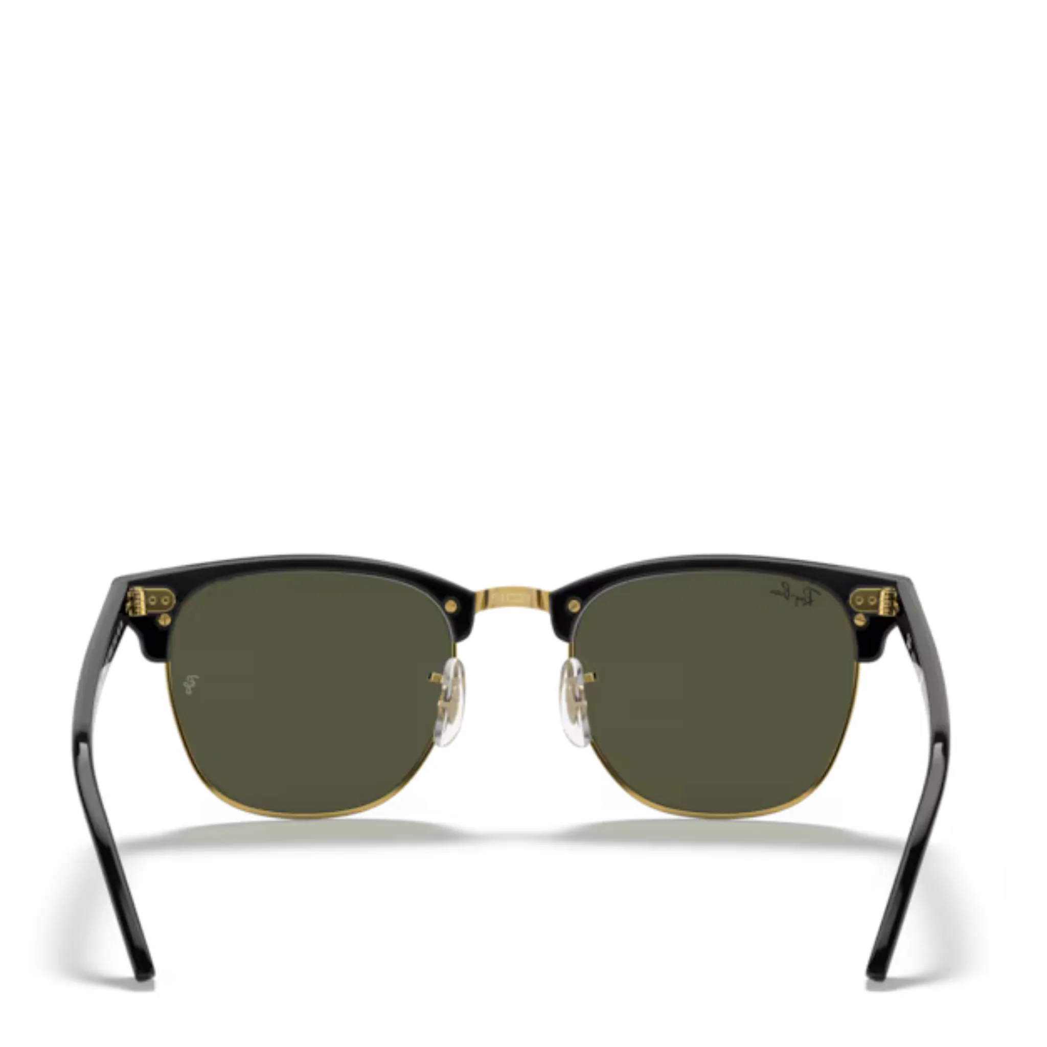 Unisex W0365 Ebony/Arista/Green RB3016 Clubmaster Sunglasses - Image 5