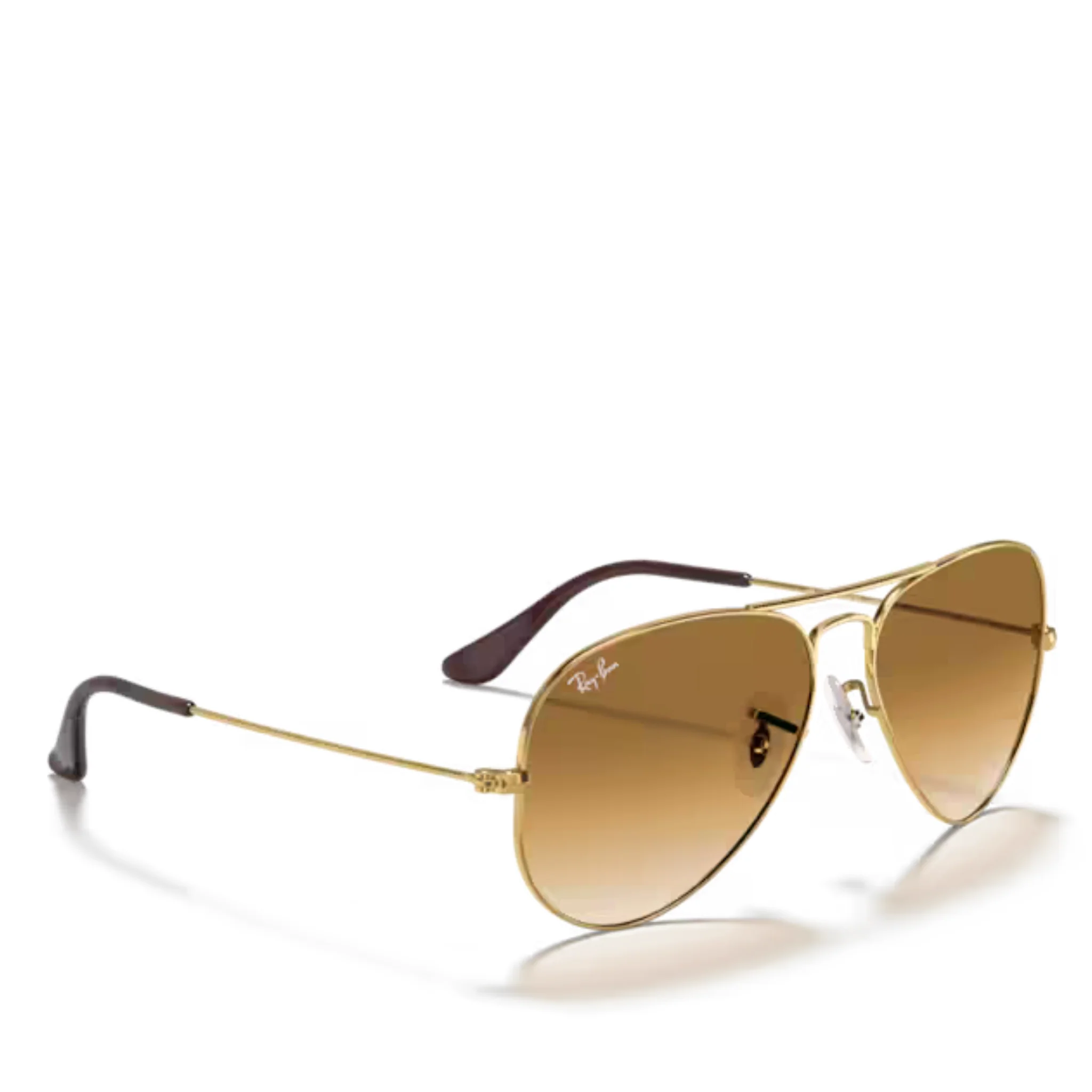 Unisex 001/51 Gold/Crystal Gradient RB3025 Aviator Large Sunglasses - Image 3