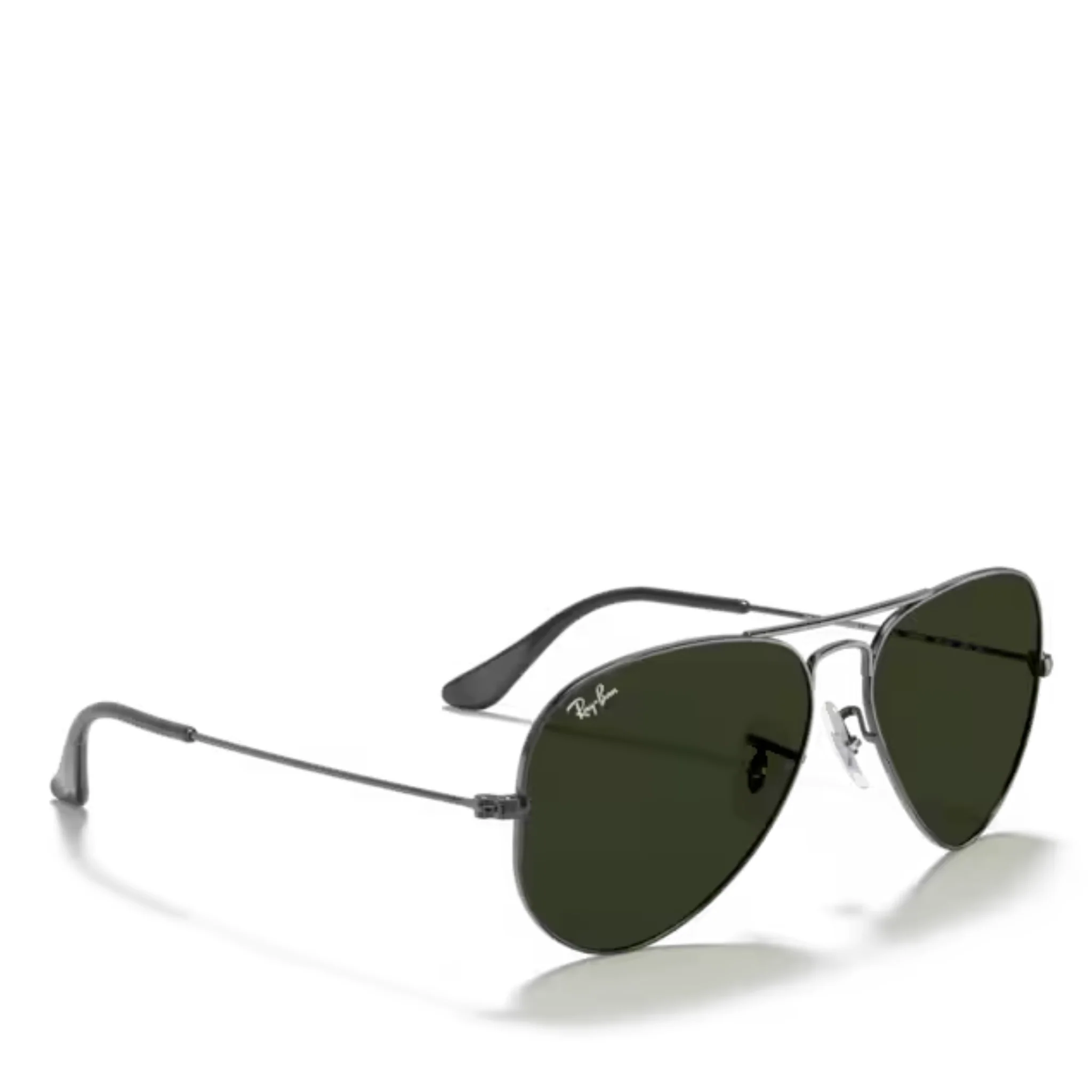 Unisex W0879 Gunmetal RB3025 Aviator Large Sunglasses - Image 3