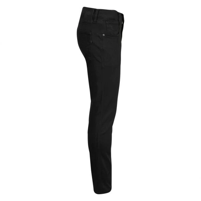Mens Replay Black Anbass Hyperflex Eco Slim Fit Jeans - Image 3