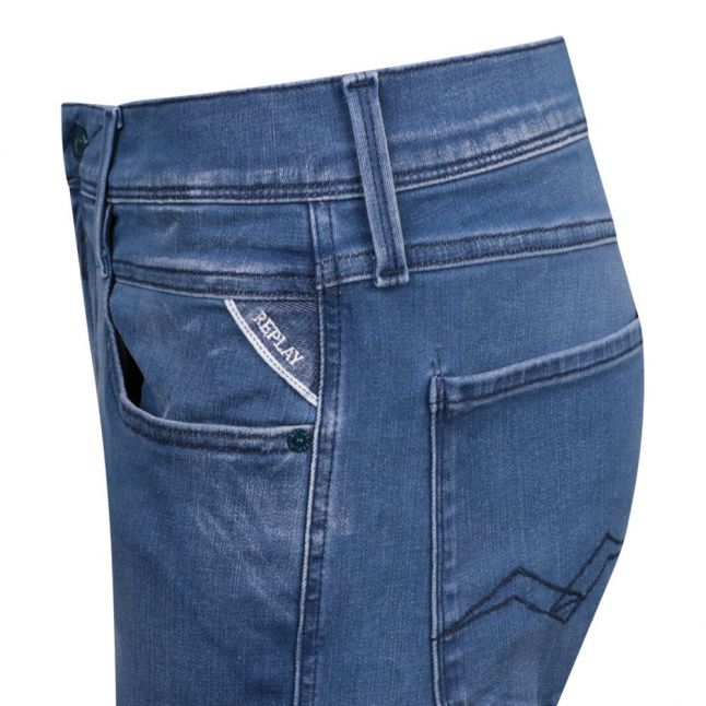 Mens Replay Medium Blue Anbass Slim Fit Jeans - Image 3