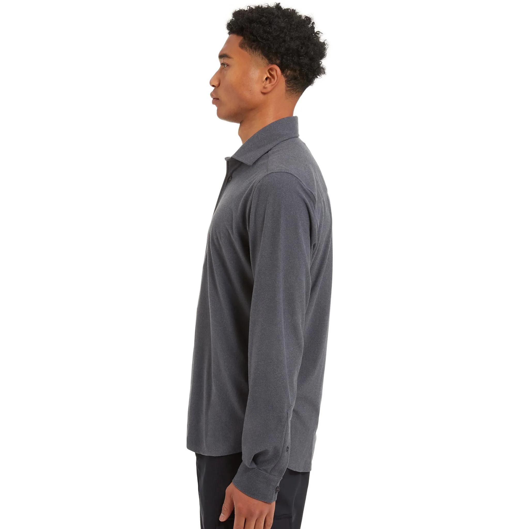 Mens Sealskinz Navy Weybourne L/s Shirt - Image 3