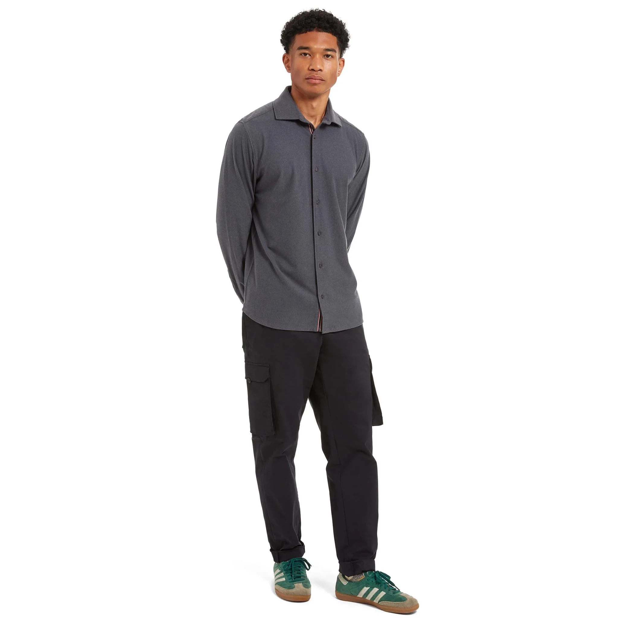 Mens Sealskinz Navy Weybourne L/s Shirt - Image 5