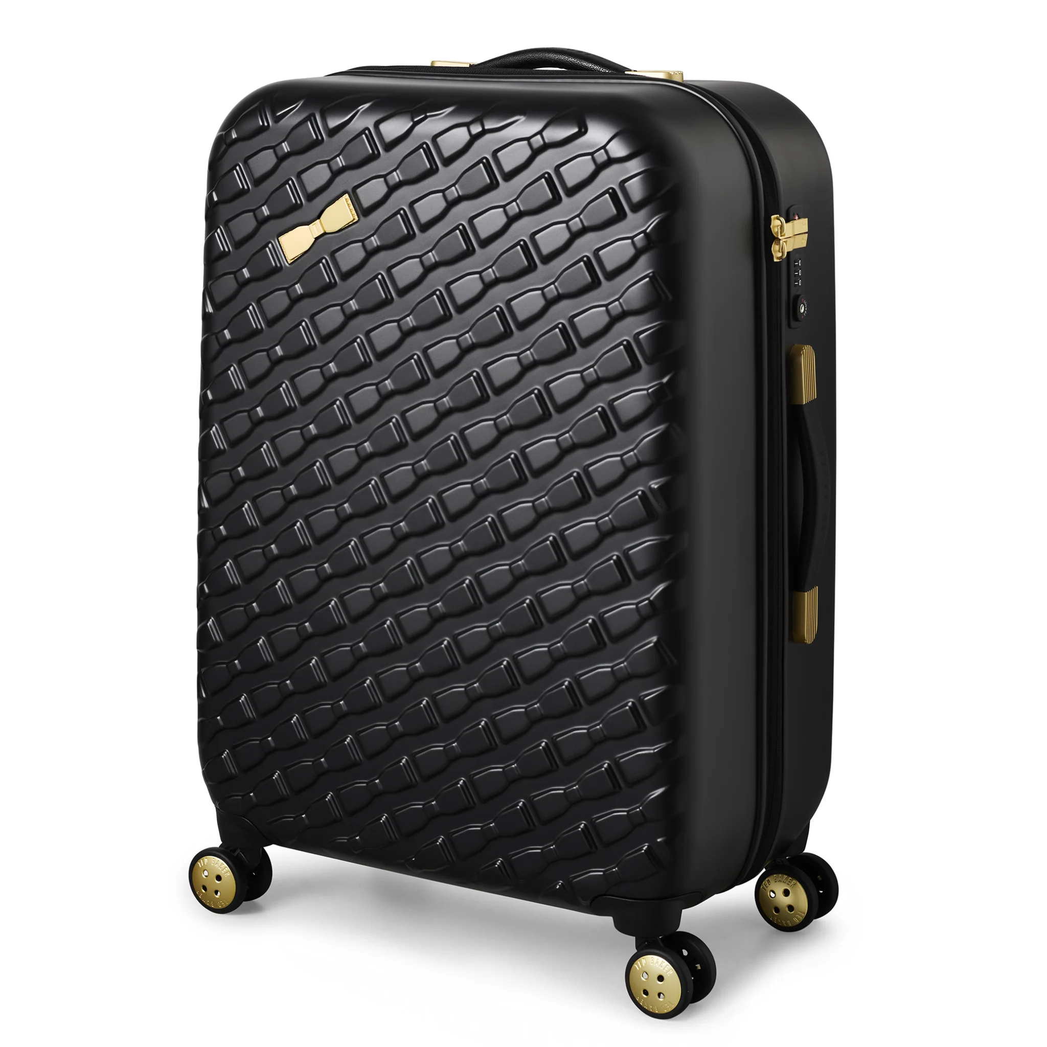 Ted Baker Black Belle Medium 4 Wheel Trolley Suitcase - Image 2