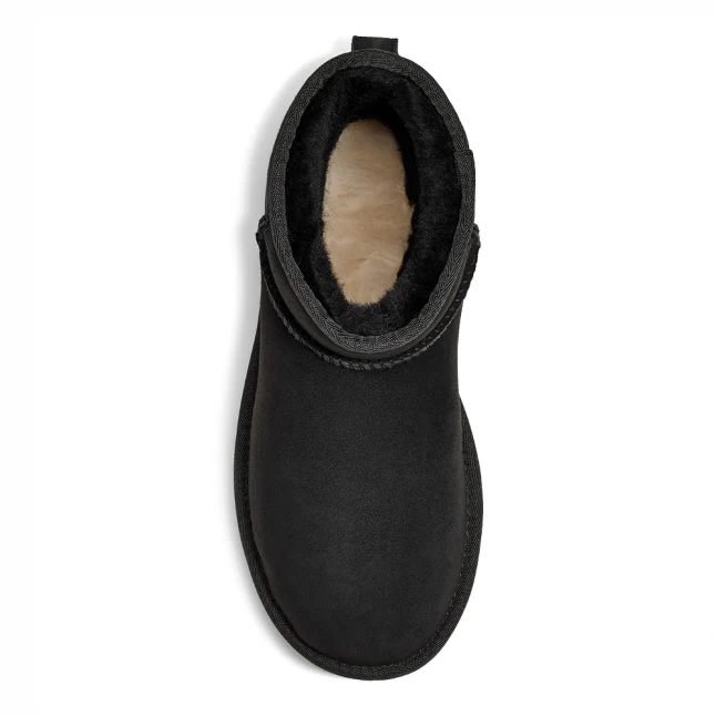 Womens UGG Black Classic Mini II Boots - Image 3