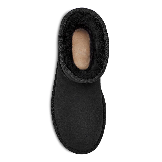 Womens UGG Black Classic Short II Boots - Image 2