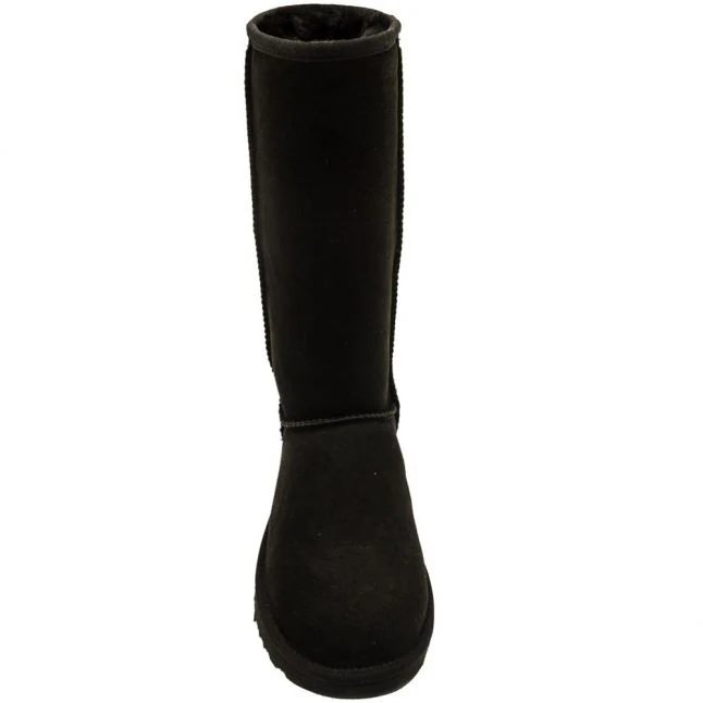 Womens UGG Black Classic Tall II Boots - Image 4