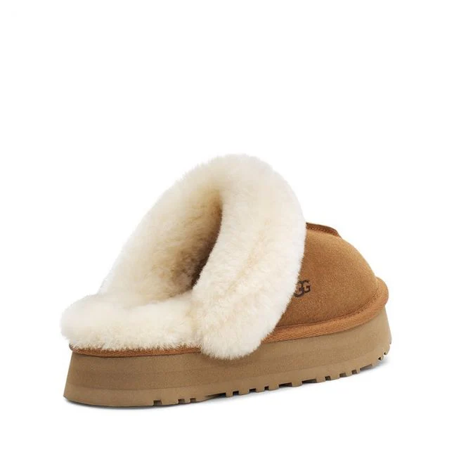Womens UGG Chestnut Disquette Slippers - Image 4