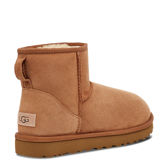 Womens UGG Chestnut Classic Mini II Boots - Image 3