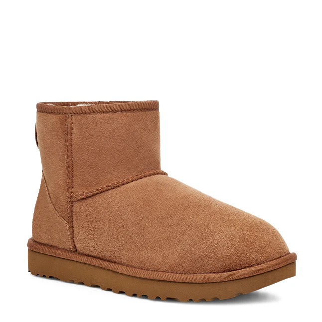 Womens UGG Chestnut Classic Mini II Boots - Image 4