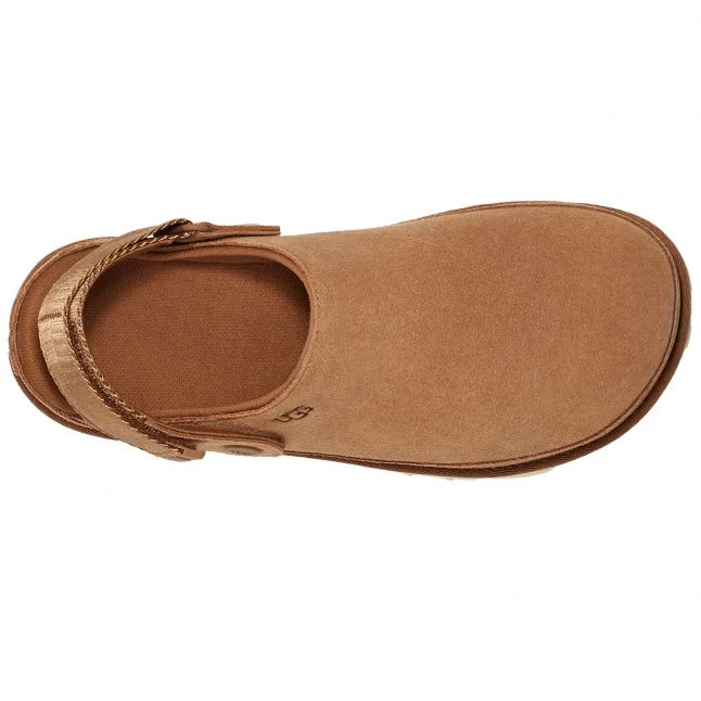 Womens UGG Chestnut Goldenstar Clog - Image 4