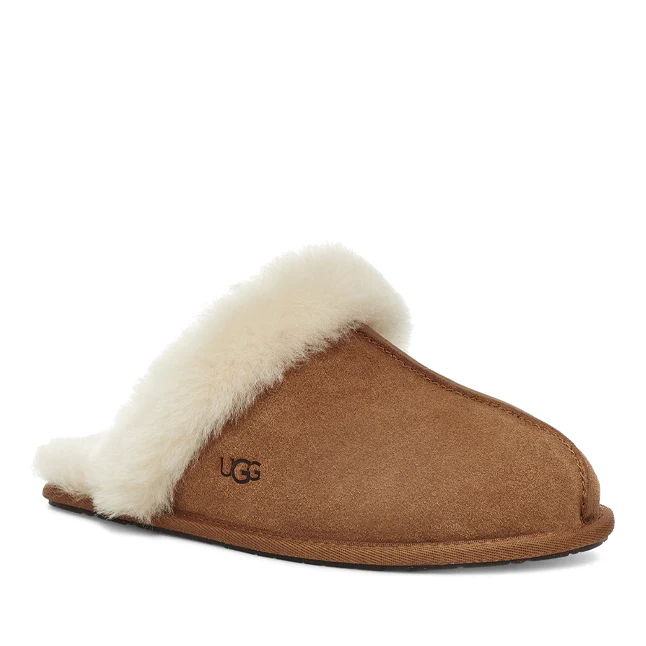 Womens UGG Chestnut Slippers Scuffette II - Image 3