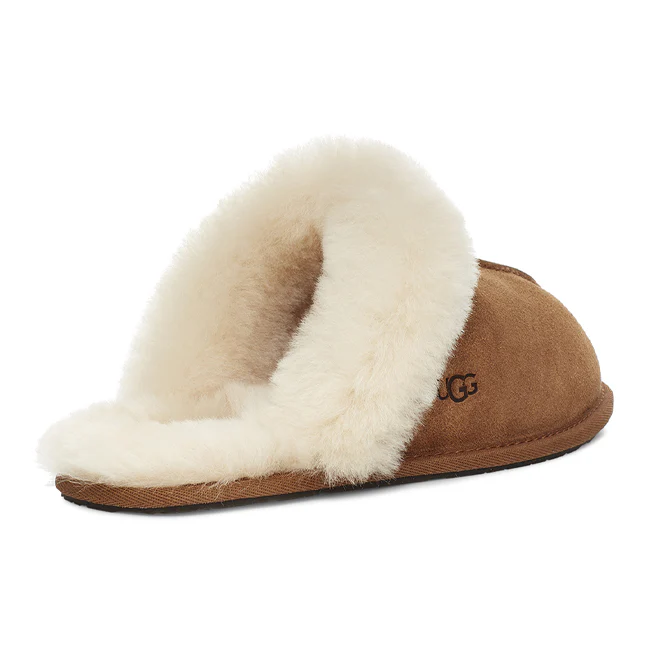 Womens UGG Chestnut Slippers Scuffette II - Image 4