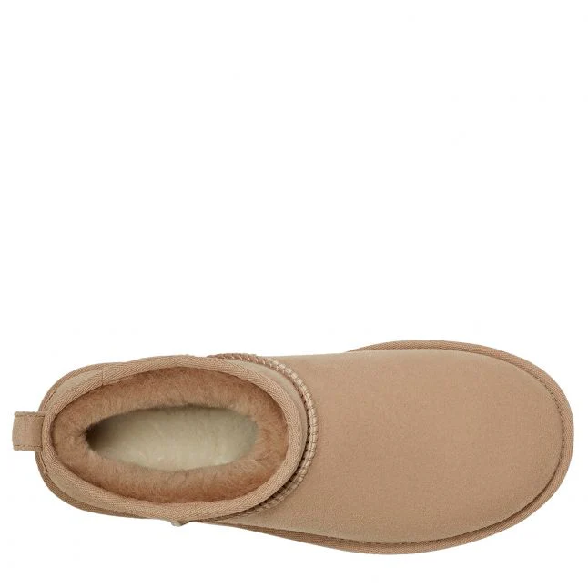 Womens UGG Sand Classic Ultra Mini Boots - Image 3