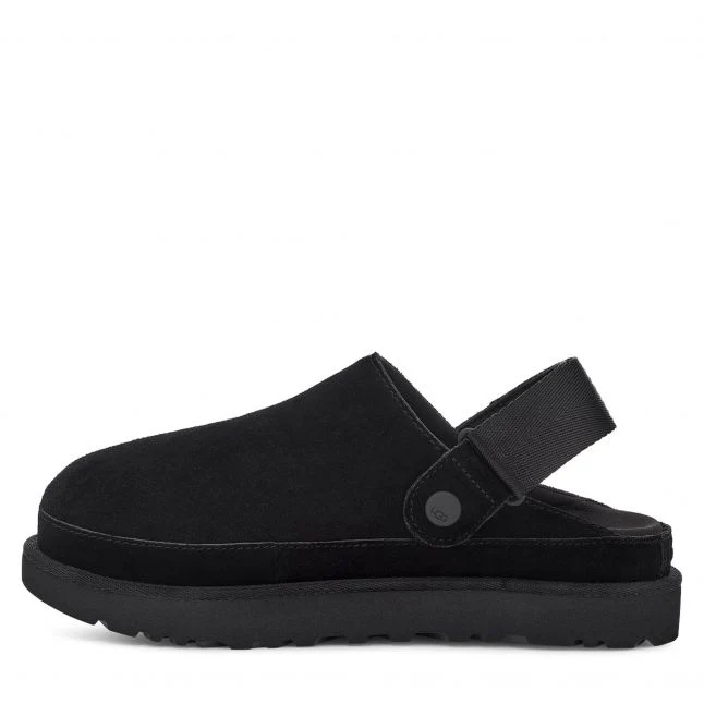 Womens UGG Black Goldenstar Clog - Image 6