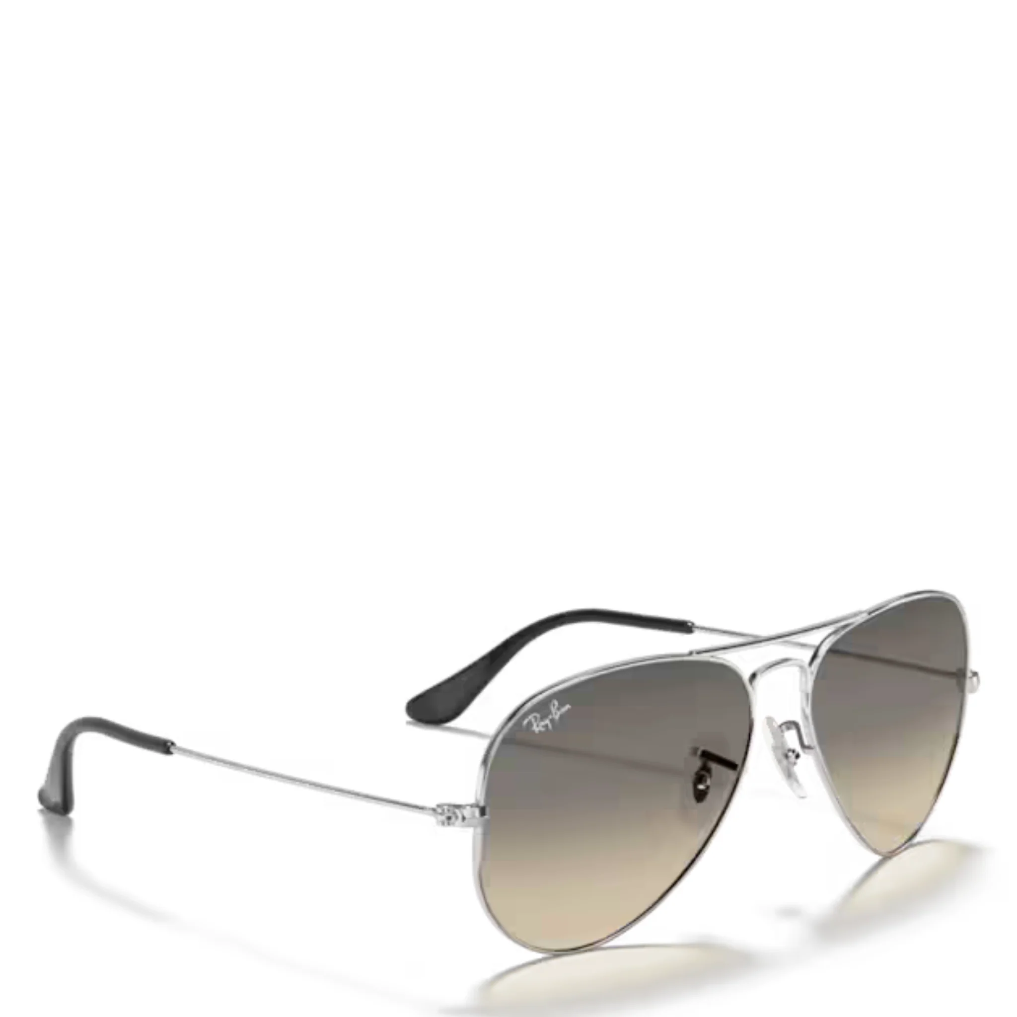 Unisex Ray-Ban 003/32 Silver RB3025 Aviator Large Metal Sunglasses - Image 3