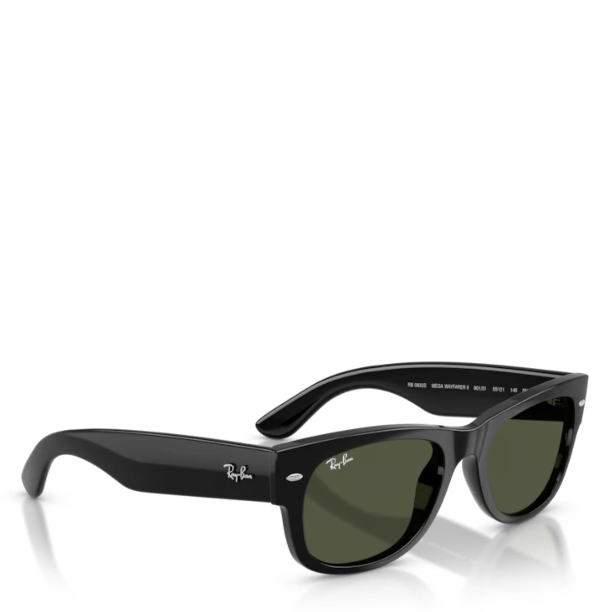 Unisex Ray-Ban 901/31 Black RB0832S Mega Wayfarer II Sunglasses - Image 2