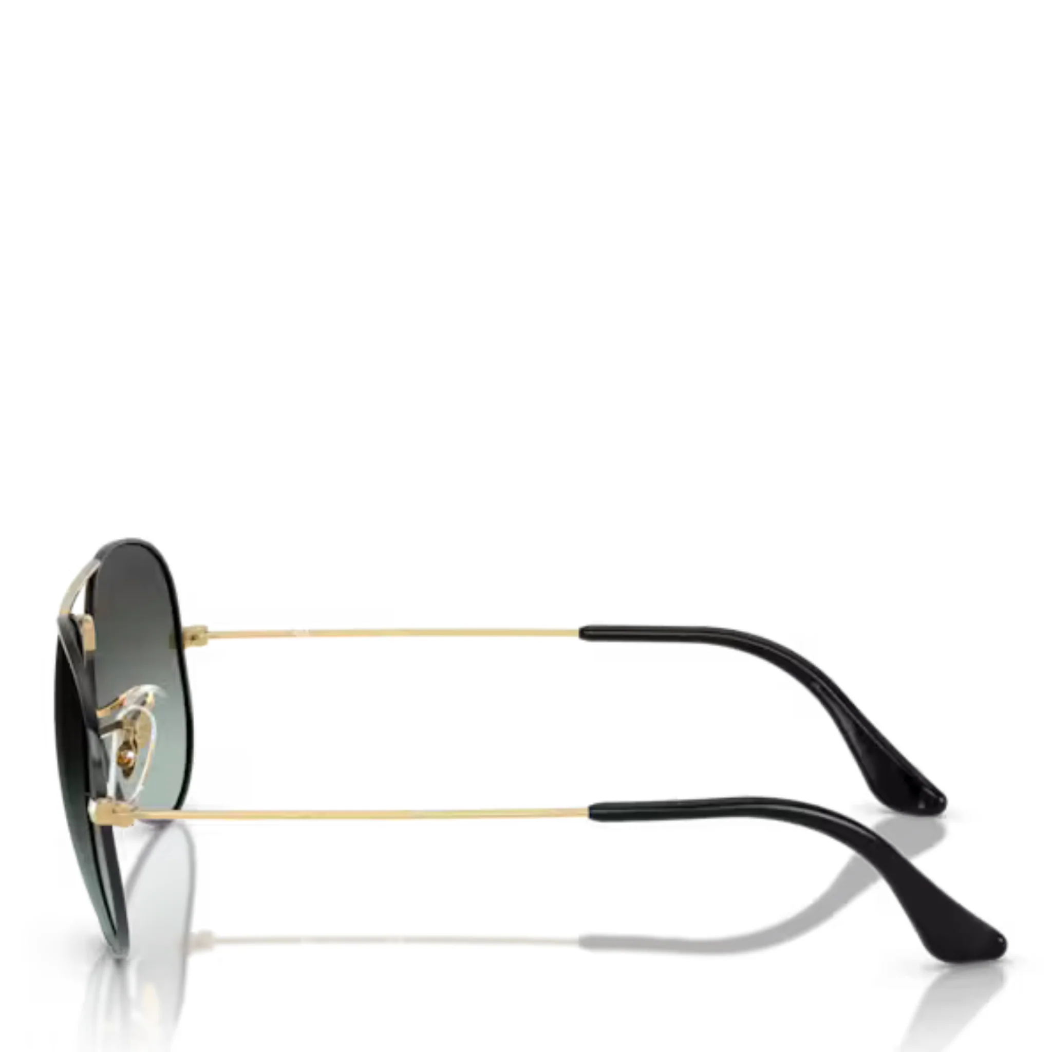 Unisex Ray-Ban 9271GK Black on Arista RB3025 Aviator Large Metal Sunglasses - Image 4