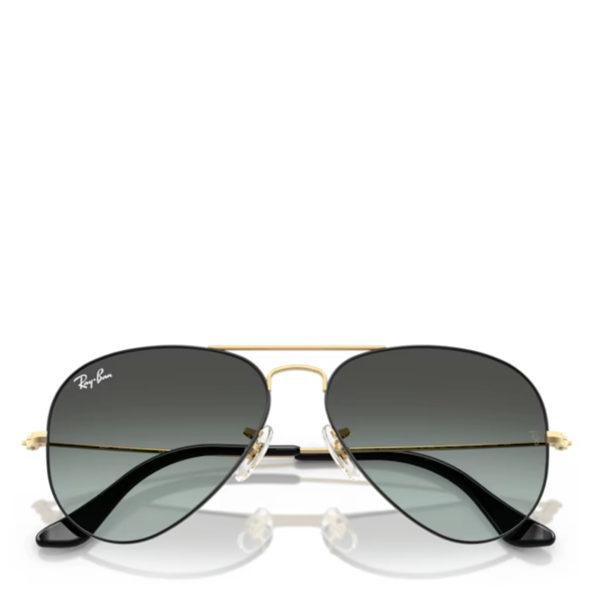 Unisex Ray-Ban 9271GK Black on Arista RB3025 Aviator Large Metal Sunglasses - Image 6