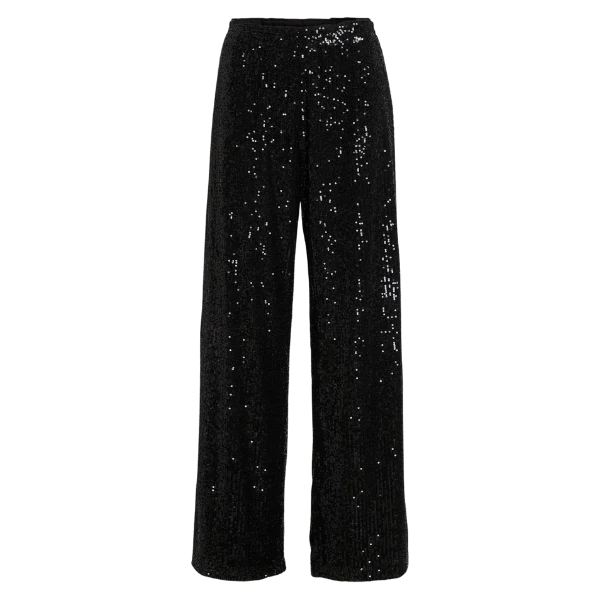 Womens Black Vimaia Sequin Trousers - Image 2