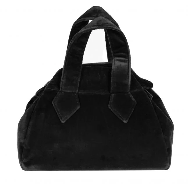 Womens Vivienne Westwood Black Archive Medium Velvet Bag - Image 3