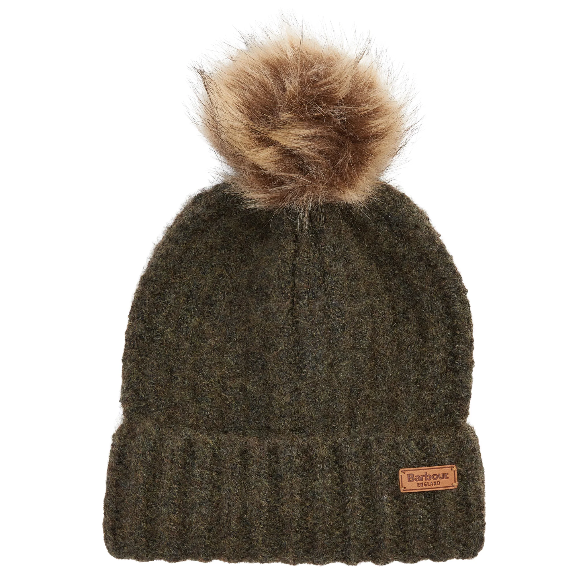 Womens Barbour Ancient Loden/Dark Green Saltburn Beanie & Scarf Gift Set - Image 4
