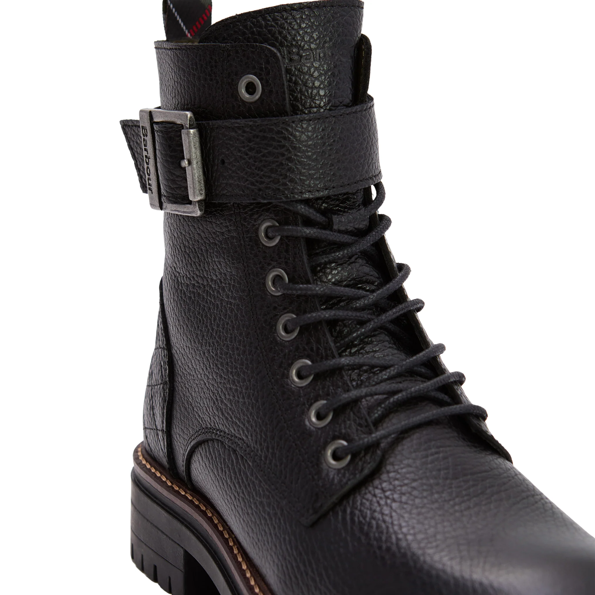 Womens Barbour Black Heidi Lace Up Boots - Image 6