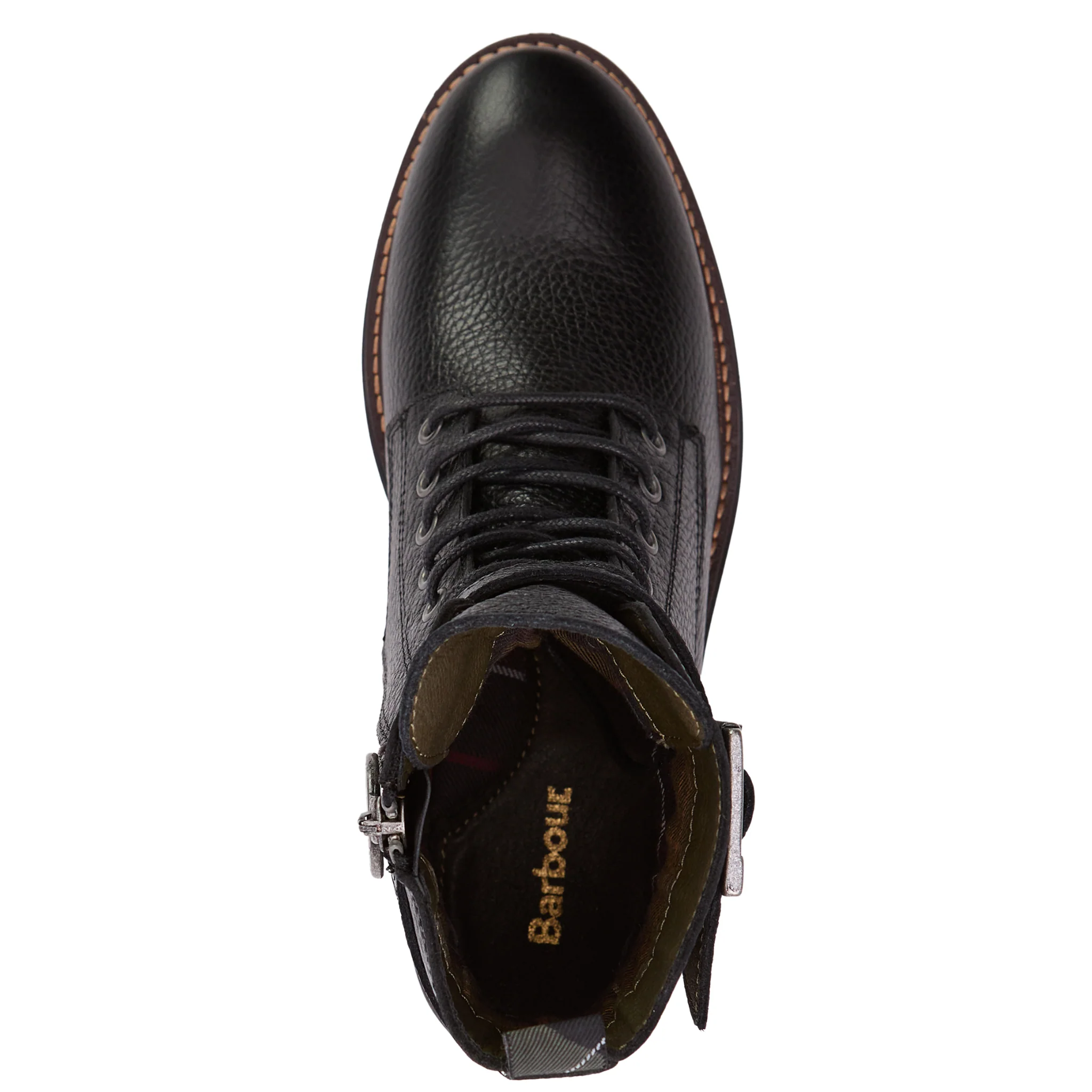 Womens Barbour Black Heidi Lace Up Boots - Image 7