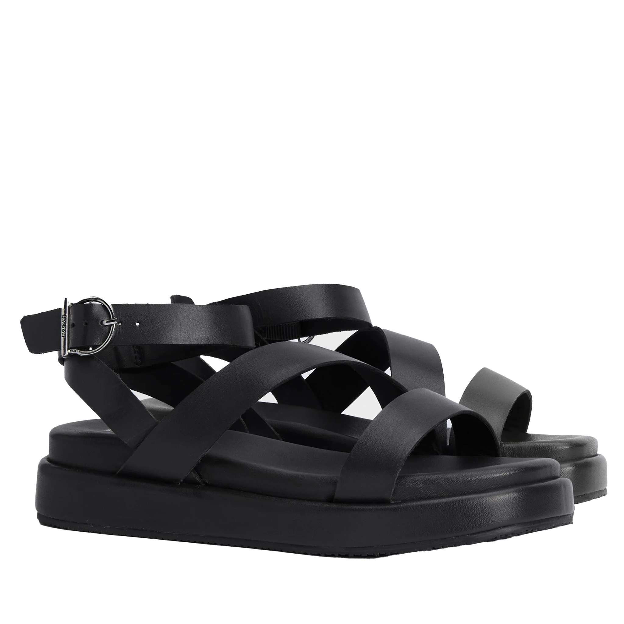 Womens Barbour Black Ivy Sandals - Image 2